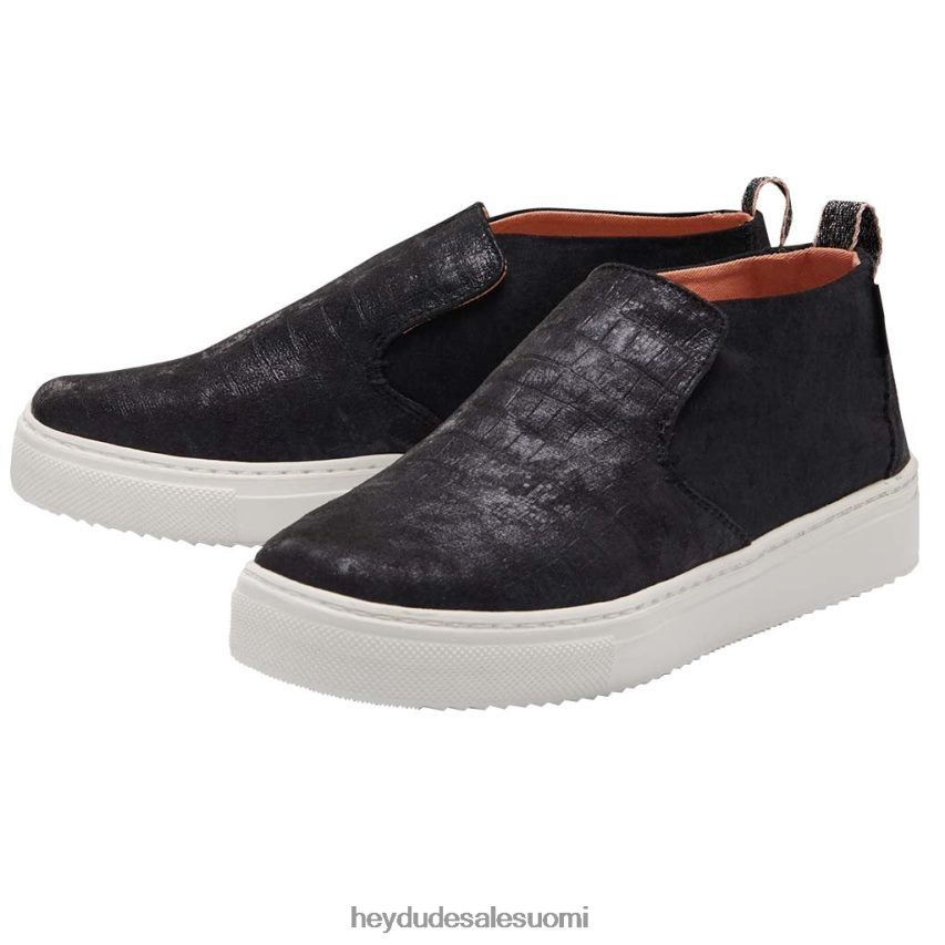 Hey Dude naiset peyton croco musta TV8470