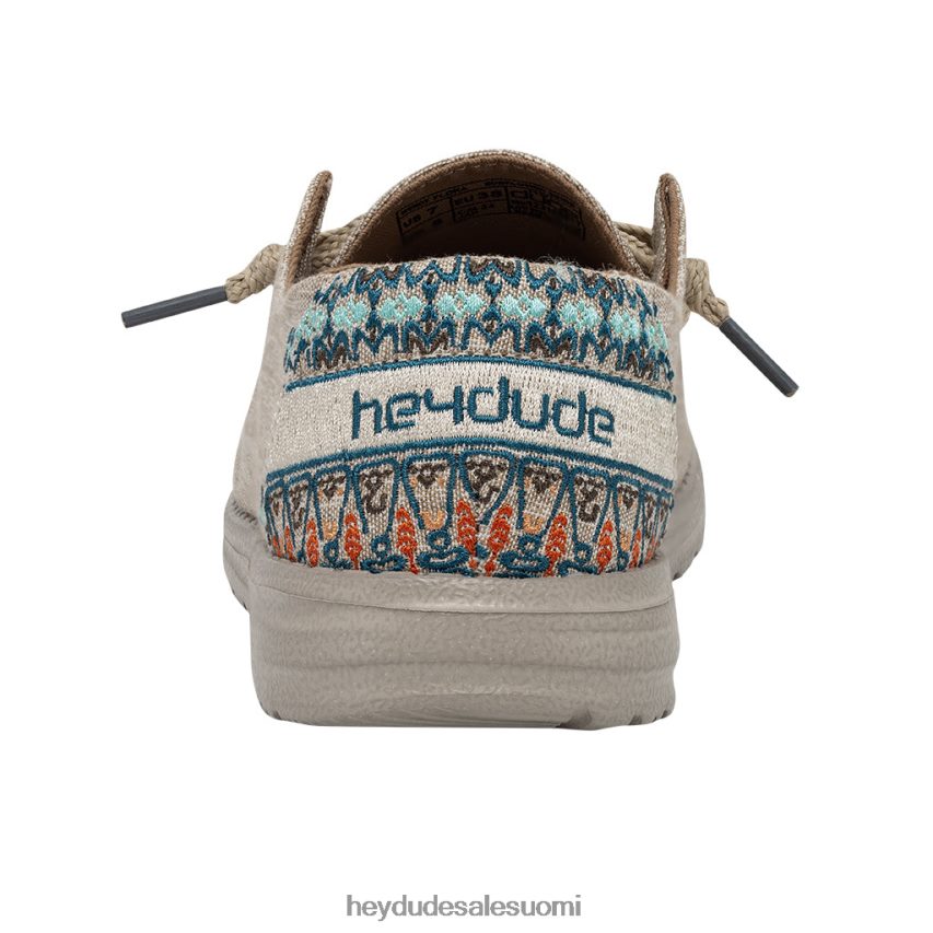 Hey Dude naiset wendy flora auringonkukka beige TV8414