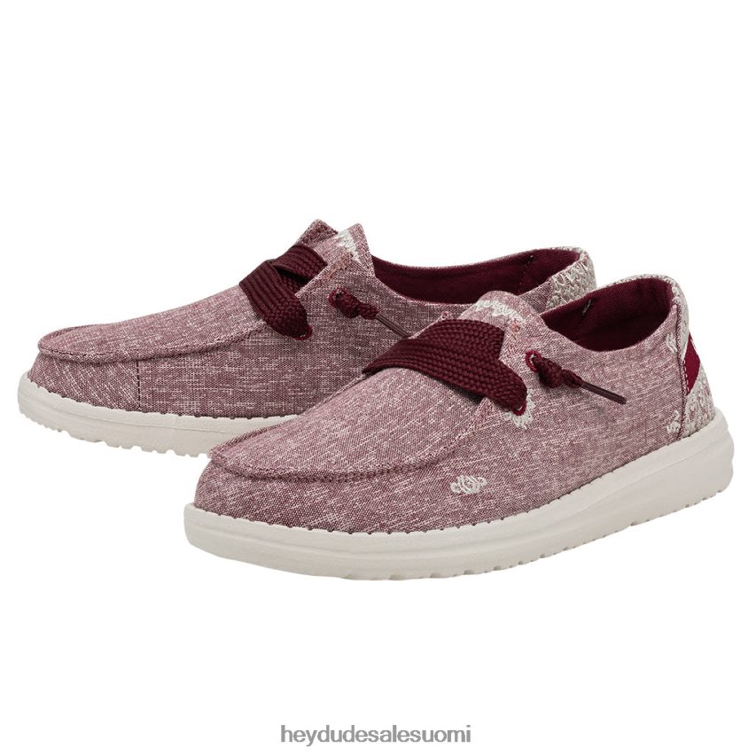 Hey Dude naiset wendy flora pioni punainen TV8413