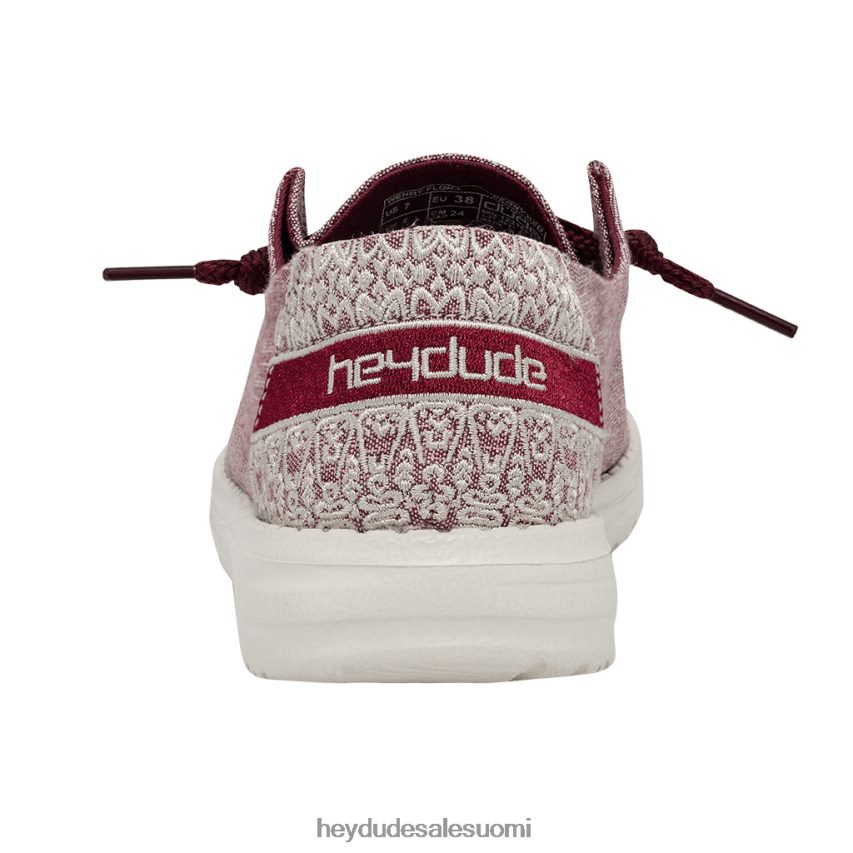 Hey Dude naiset wendy flora pioni punainen TV8413