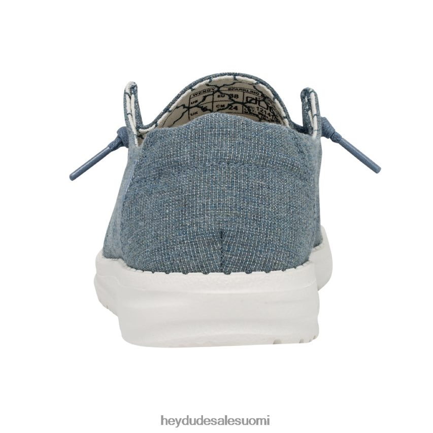 Hey Dude naiset wendy kimalteleva sininen kivi TV8451