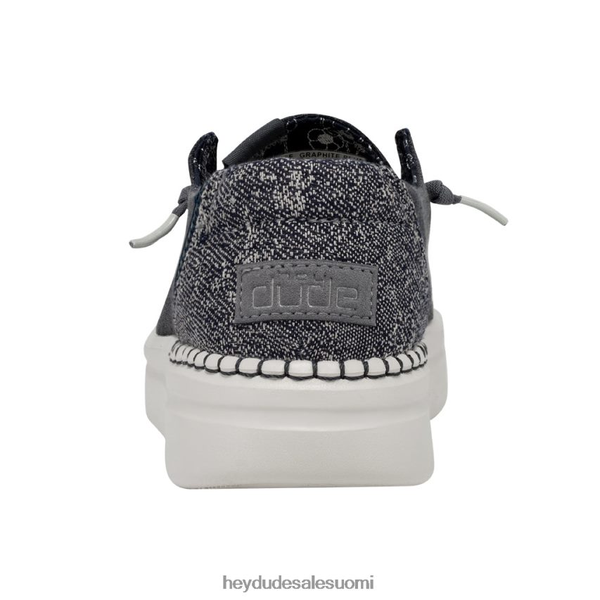 Hey Dude naiset wendy rise chambray grafiitinsininen TV8423