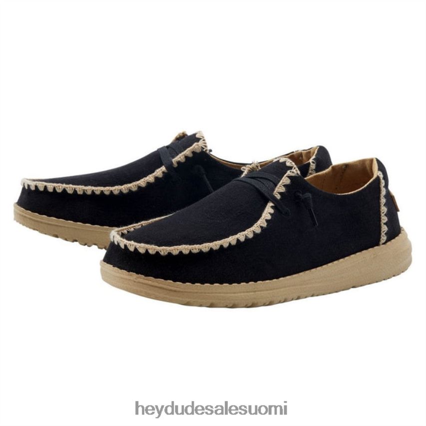 Hey Dude naiset wendy virkattu musta TV8428