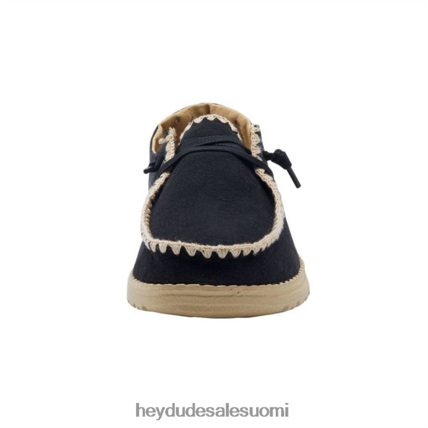 Hey Dude naiset wendy virkattu musta TV8428